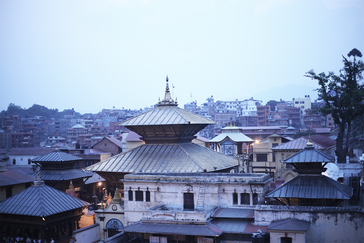 East view of Pashupatinath Temple 